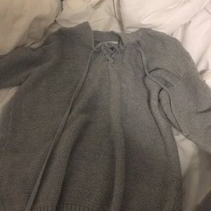 old navy gray sweater
